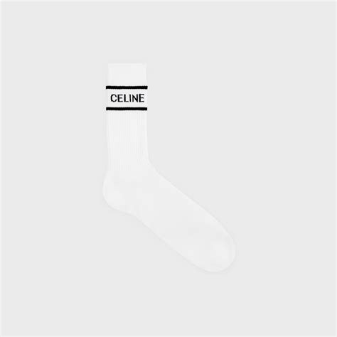 socks celine|celine socks white.